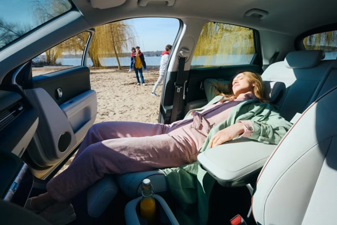 vue intérieur siège de la Hyundai IONIQ 5